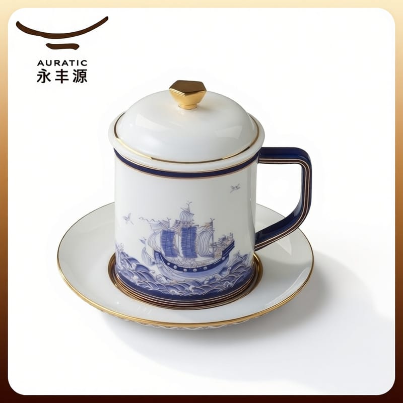 AURATIC “Peace Across the Seas” Lidded Cup