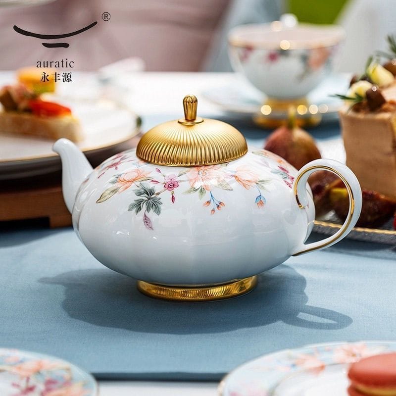 AURATIC Sky Blue Era 26-piece high-grade coffee/afternoon tea set