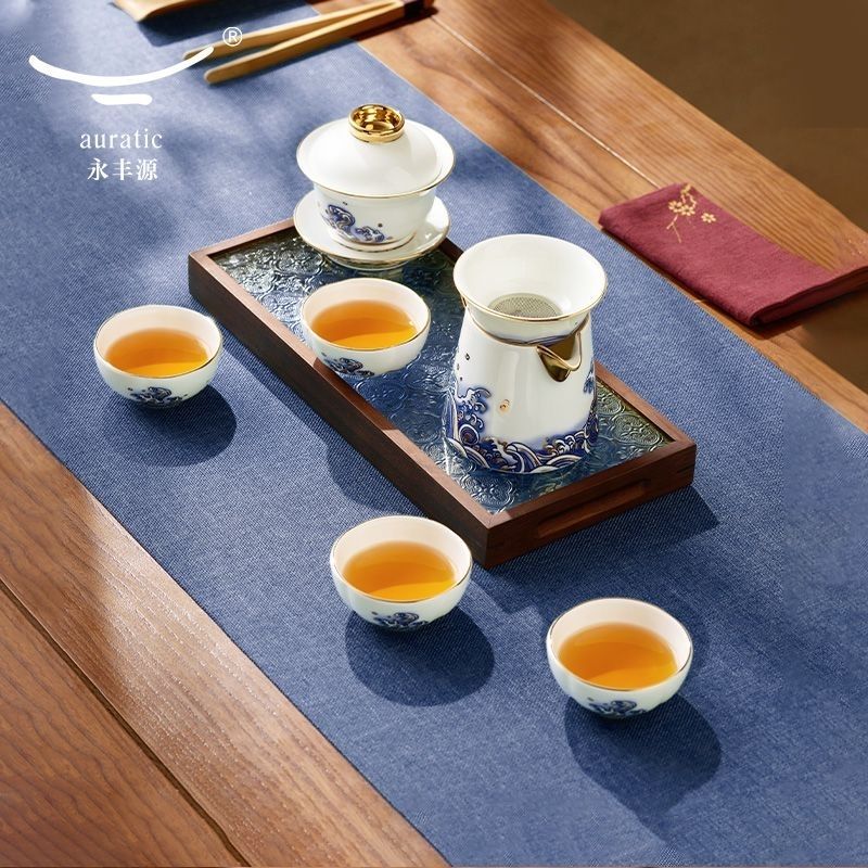 AURATIC “Pearl of the Sea” 9-piece Tea Set