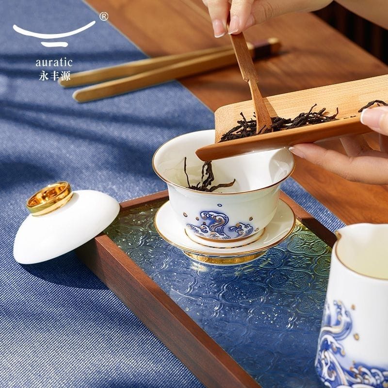 AURATIC “Pearl of the Sea” 9-piece Tea Set