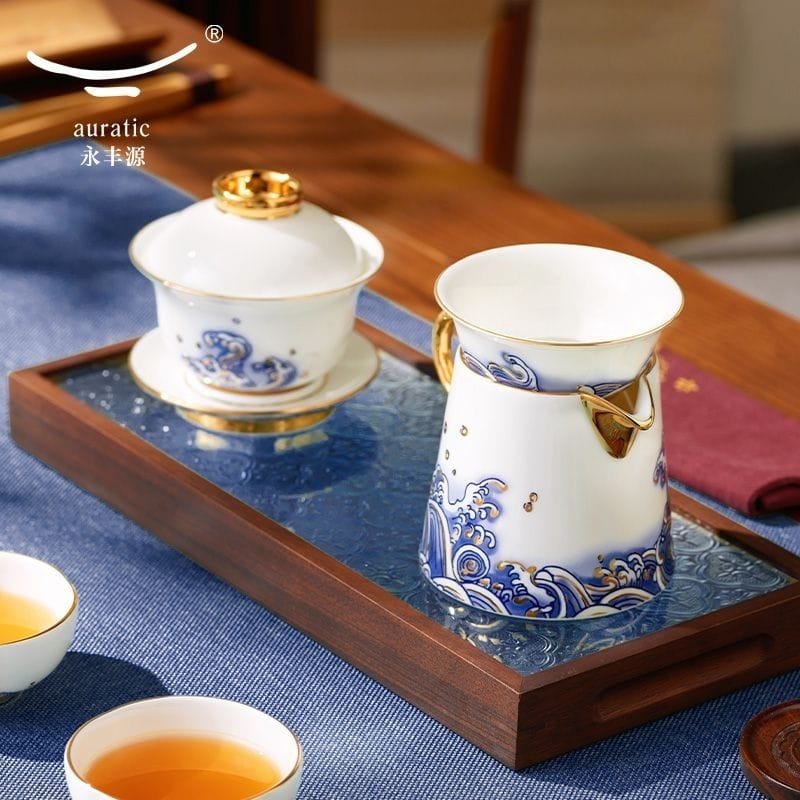 AURATIC “Pearl of the Sea” 9-piece Tea Set