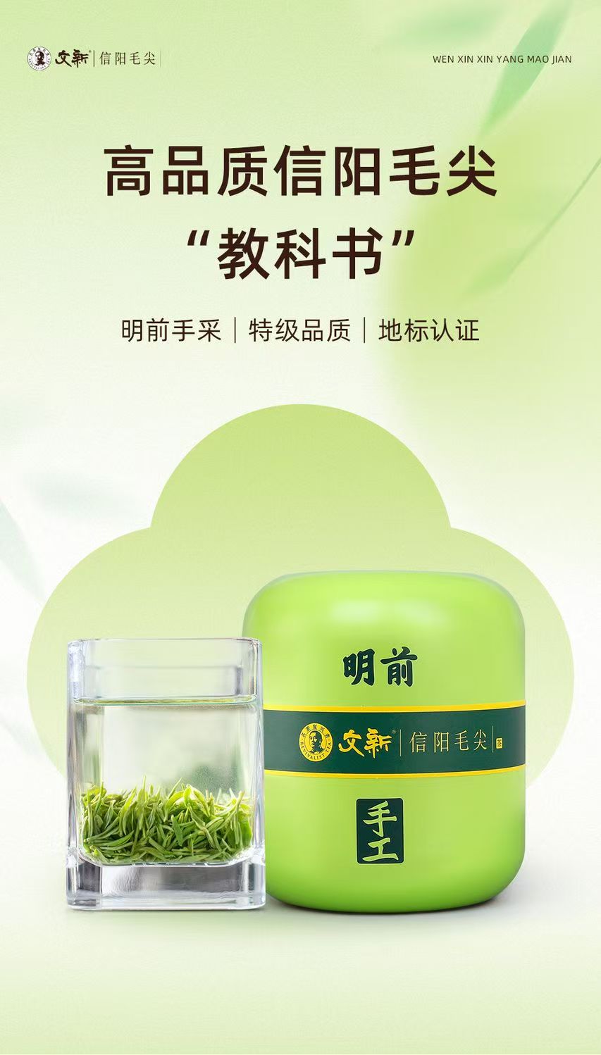 2026 New Tea Pre-Ming Xinyang Maojian Grade-AAA
