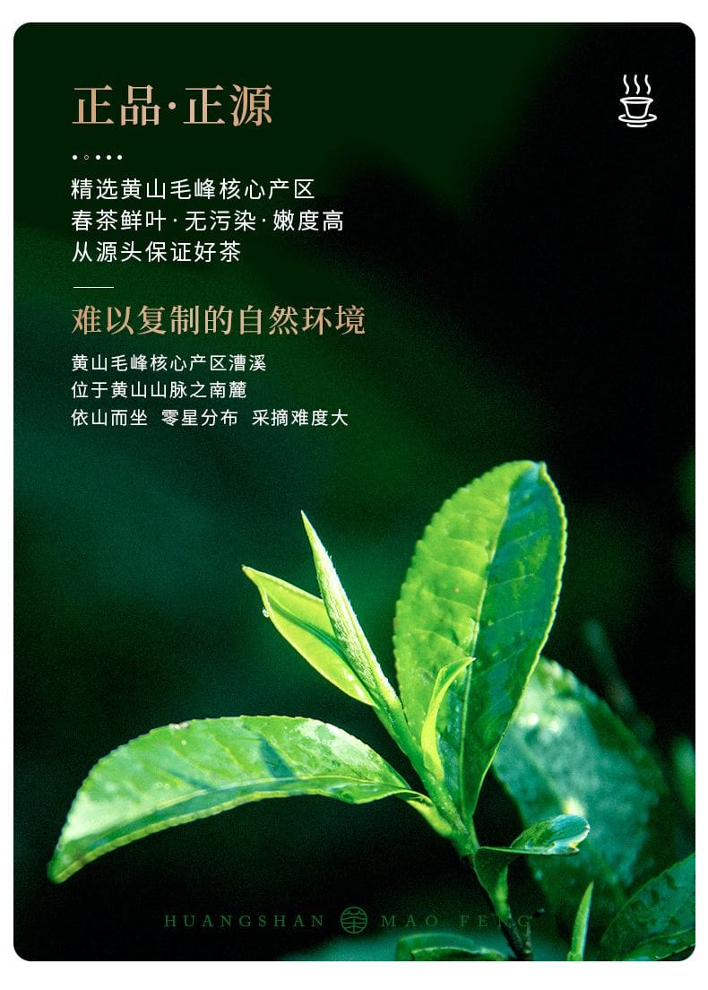 2026 New Tea Pre-Ming Huangshan Maofeng Green Tea Grade-AAA