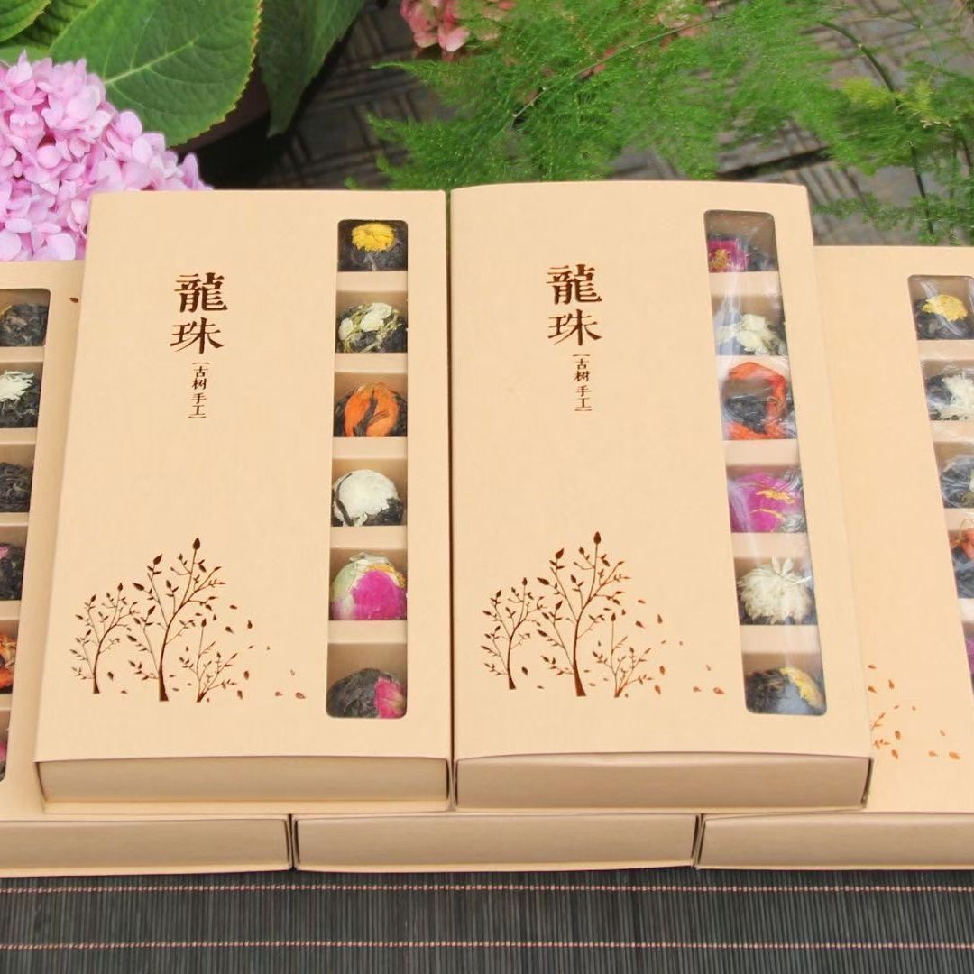 Handmade Ancient Tree Blooming Pu-erh Dragon Balls