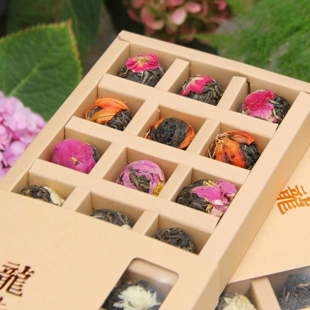 Handmade Ancient Tree Blooming Pu-erh Dragon Balls