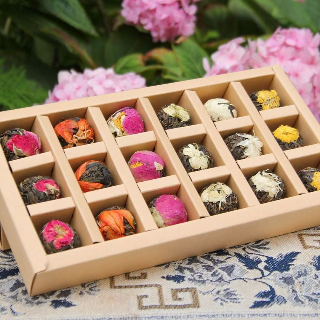 Handmade Ancient Tree Blooming Pu-erh Dragon Balls