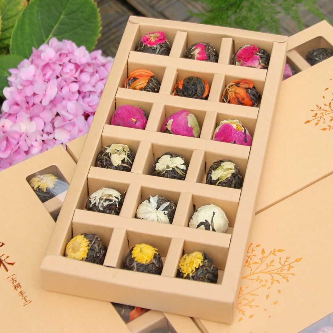 Handmade Ancient Tree Blooming Pu-erh Dragon Balls